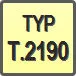 Piktogram - Typ: T.2190